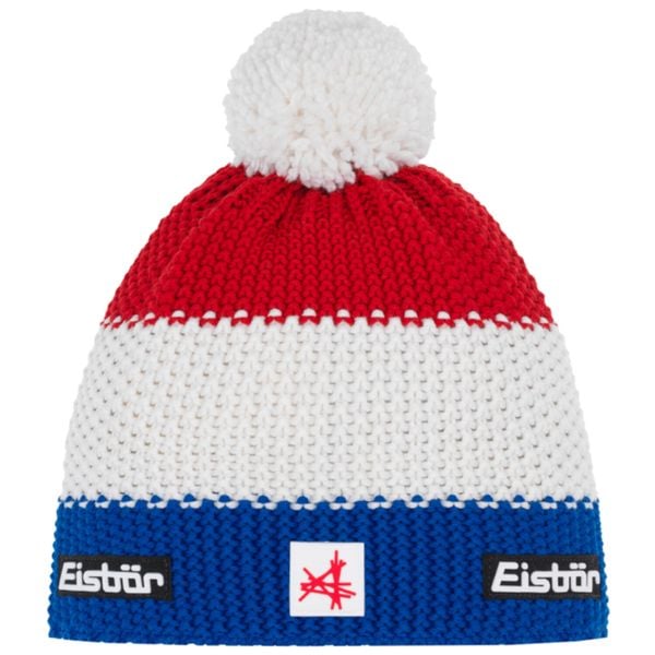 Czapka dla dorosłych Star Pompon MÜ SKA. Niebieskie czapki męskie Eisbar, bez wzorów, z poliesteru, retro. Za 229.99 zł.