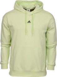 Adidas Bluza męska adidas Essentials FeelVivid Cotton Hoodie zielona HE4359 S. Zielone bluzy nierozpinane męskie ADIDAS, m, bez wzorów, bez ramiączek, bez kaptura. Za 202.07 zł.