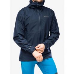 Kurtka z membraną męska Montane Spirit Lite Jacket. Niebieskie kurtki męskie Montane, m, bez wzorów, bez ramiączek, bez kaptura. Za 881.99 zł.