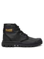 Palladium Trapery PAMPA HI COATED 74375-008-M Czarny. Czarne buty zimowe męskie Palladium, bez wzorów, z materiału, bez obcasa, bez zapięcia. Za 249.99 zł.