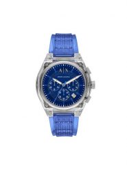Armani Exchange Zegarek Rafael Chronograph AX4166 Niebieski. Niebieskie zegarki męskie Armani Exchange. Za 689.99 zł.