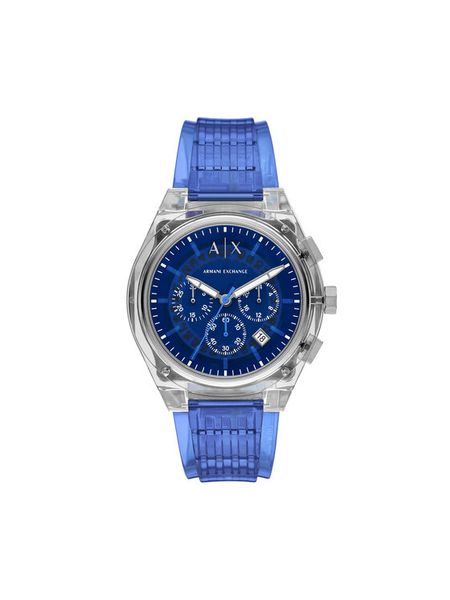 Armani Exchange Zegarek Rafael Chronograph AX4166 Niebieski. Niebieskie zegarki męskie Armani Exchange. Za 549.99 zł.