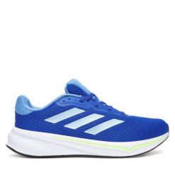 Buty do biegania adidas. Niebieskie buty do biegania męskie ADIDAS, bez wzorów, bez zapięcia, do biegania. Za 239.99 zł.