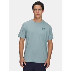 Koszulka na trening Męska Under Armour Szybkoschnąca Sportowa. Szare t-shirty sportowe męskie Under Armour, m, bez wzorów, sportowe, bez ramiączek. Za 99.00 zł.