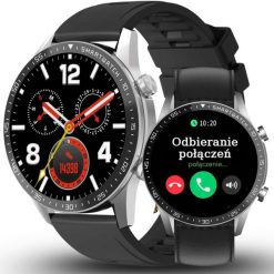 Zegarek męski SMARTWATCH GRAVITY GT10-7 SR/BK/BK LEATHER PROF. Zegarki męskie Gravity. Za 403.94 zł.