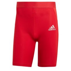 Spodenki męskie adidas Techfit Short Tig. Czerwone bielizna termoaktywna męska ADIDAS, m, bez wzorów, bez ramiączek, do piłki nożnej, techfit (adidas). Za 105.00 zł.
