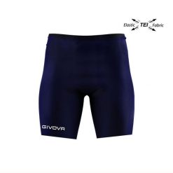 Spodenki Givova Bermuda Skin. Niebieskie bielizna termoaktywna męska Givova, xl, bez wzorów, z materiału, bez ramiączek, do piłki nożnej. Za 45.00 zł.