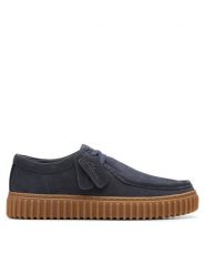 Clarks Mokasyny Torhill Lo 26179708 Granatowy. Niebieskie mokasyny męskie Clarks, ze skóry, bez zapięcia. Za 409.99 zł.