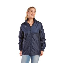 Niebieska kurtka na każdą pogodę Erima Team. Niebieskie kurtki męskie Erima, s, bez wzorów, z materiału, bez ramiączek, bez kaptura. Za 306.99 zł.