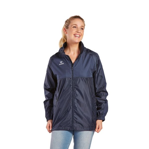 Niebieska kurtka na każdą pogodę Erima Team. Niebieskie kurtki męskie Erima, s, bez wzorów, z materiału, bez ramiączek, bez kaptura. Za 305.99 zł.