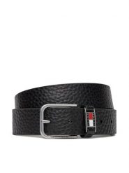 Tommy Jeans Pasek Męski Tjm Scanton Texture 3.5 AM0AM13417 Czarny. Czarne paski męskie Tommy Jeans, bez wzorów, z jeansu. Za 149.99 zł.