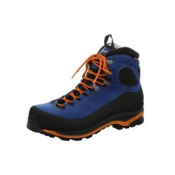 Buty trekkingowe męskie Aku Superalp V-light Gtx. Niebieskie buty trekkingowe męskie Aku, bez wzorów, z materiału, bez zapięcia, trekkingowe. Za 1,464.00 zł.