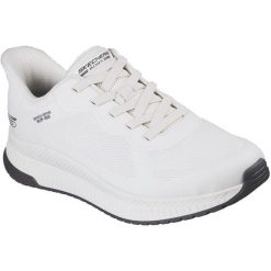 Buty sportowe męskie Skechers Bobs Squad 4. Białe buty trekkingowe męskie Skechers, bez wzorów, bez zapięcia, trekkingowe, skechers sport. Za 590.00 zł.