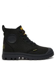 Palladium Trapery Pampa Hi Merino 74377-008-M Czarny. Czarne buty zimowe męskie Palladium, bez wzorów, z materiału, bez obcasa, bez zapięcia. Za 424.15 zł.