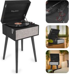 Gramofon stojący Audizio Fremont BT czarny one size. Czarne gramofony fonestar. Za 754.94 zł.
