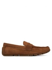 Clarks Mokasyny Corsley Bar 26184513 Brązowy. Brązowe mokasyny męskie Clarks, ze skóry, bez zapięcia. Za 389.99 zł.