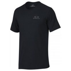 Oakley Koszulka Ct-Icon 2 Blackout S. Czarne t-shirty sportowe męskie Oakley, klasyczne, z krótkim rękawem. W wyprzedaży za 99.00 zł.