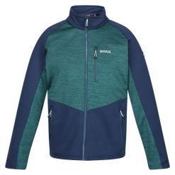 Kurtka Softshellowa Męska Farson II. Niebieskie kurtki softshell męskie Regatta, m, bez wzorów, z softshellu, bez kaptura, trekkingowe. Za 91.99 zł.