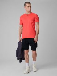 4F Spodenki treningowe szybkoschnące męskie - czarne XL. Czarne szorty sportowe męskie 4f, bez wzorów, sportowe. Za 169.99 zł.