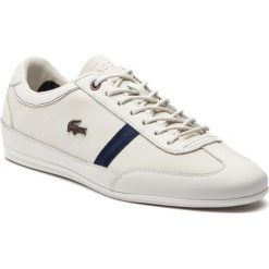 Sneakersy LACOSTE - Misano 318 1 Cam 7-36CAM0056WN1 Off Wht/Nvy. Buty sportowe na co dzień męskie marki Lacoste. W wyprzedaży za 359.00 zł.
