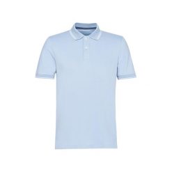 Polo Geox Piquet Stretc. Niebieskie koszulki polo męskie Geox, m, bez wzorów, bez kołnierzyka, bez ramiączek. W wyprzedaży za 211.00 zł.