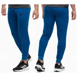 Nike spodnie męskie dresowe sportowe treningowe wygodne dresy logo. Niebieskie spodnie dresowe męskie Nike, bez wzorów, z dresówki, długie. Za 219.99 zł.