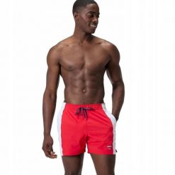 Męskie Spodenki Kąpielowe Volley. Czerwone kąpielówki męskie SPEEDO, bez wzorów, sportowe. Za 219.99 zł.