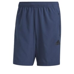 Krótki adidas Aeroready Designed 2 Move Woven Sport. Niebieskie szorty sportowe męskie ADIDAS, bez wzorów, sportowe. Za 85.00 zł.