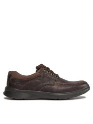 Clarks Półbuty Cotrell Edge 261198037 Brązowy. Brązowe codzienne półbuty męskie Clarks, bez wzorów, ze skóry, bez obcasa, bez zapięcia. Za 259.99 zł.
