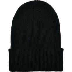 Prążkowana Czapka Z Dzianiny Z Przędzy Z Recyklingu. Czarne czapki męskie FLEXFIT, bez wzorów, z dzianiny, sportowe. Za 73.99 zł.