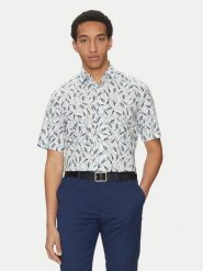 BOSS Koszula H-Joe 50539145 Niebieski Regular Fit. Niebieskie koszule męskie Boss, m, bez wzorów, z bawełny, bez kołnierzyka, bez ramiączek. Za 319.99 zł.