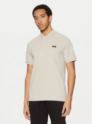 Calvin Klein Polo K10K114139 Beżowy Regular Fit. Brązowe koszulki polo męskie Calvin Klein, l, bez wzorów, z bawełny, bez kołnierzyka, bez ramiączek. Za 199.99 zł.