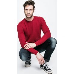 Medicine - Sweter Lord and Master. Szare swetry męskie marki MEDICINE, z bawełny, z okrągłym kołnierzem, z krótkim rękawem. W wyprzedaży za 79.90 zł.