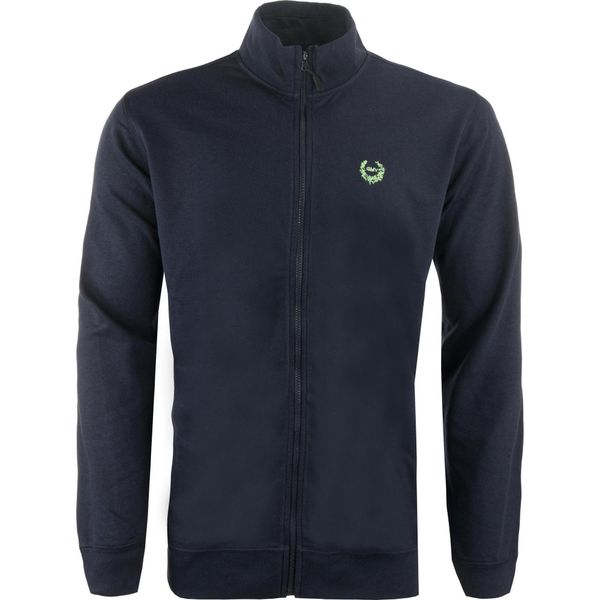 Bluza męska granatowa 5XL - Komfort i Styl. Niebieskie bluzy nierozpinane męskie GLENMUIR, m, bez wzorów, z bawełny, sportowe, bez ramiączek, bez kaptura. Za 260.99 zł.