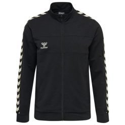 Bluza Hummel zip Lmove Classic. Czarne bluzy nierozpinane męskie HUMMEL, m, bez wzorów, bez ramiączek, bez kaptura. W wyprzedaży za 237.90 zł.