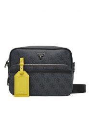 Guess Saszetka HMMILO P5422 Szary. Szare saszetki męskie Guess, z aplikacjami, ze skóry. Za 289.99 zł.