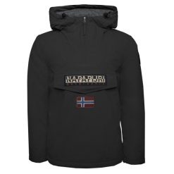 Kurtka puchowa Mężczyzna NAPAPIJRI RAINFOREST WINTER 3. Czarne kurtki męskie Napapijri, m, bez wzorów, z puchu, sportowe, bez ramiączek, bez kaptura. W wyprzedaży za 820.85 zł.