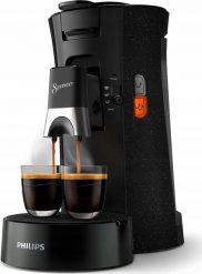 Ekspres przelewowy Philips Philips Senseo Select CSA230/69, pad machine (black (glossy)). Czarne ekspresy przelewowe PHILIPS. Za 340.18 zł.