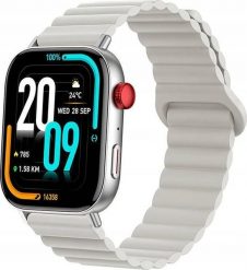 Smartwatch Colmi Smartwatch Colmi C8 Max z magnetycznym paskiem (Srebrny). Szare zegarki smartwatch Colmi. Za 99.00 zł.
