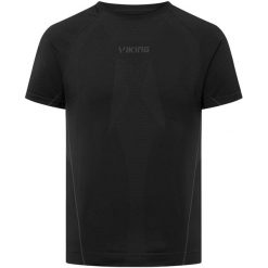 Koszulka Viking Eiger. Czarne bielizna termoaktywna męska Viking, m, bez wzorów, bez ramiączek, narciarskie. Za 78.99 zł.