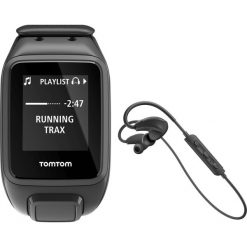 Tomtom SPARK FIT MUSIC L + SŁUCHAWKI BT Zegarek. Czarne zegarki smartwatch Tomtom. Za 949.99 zł.