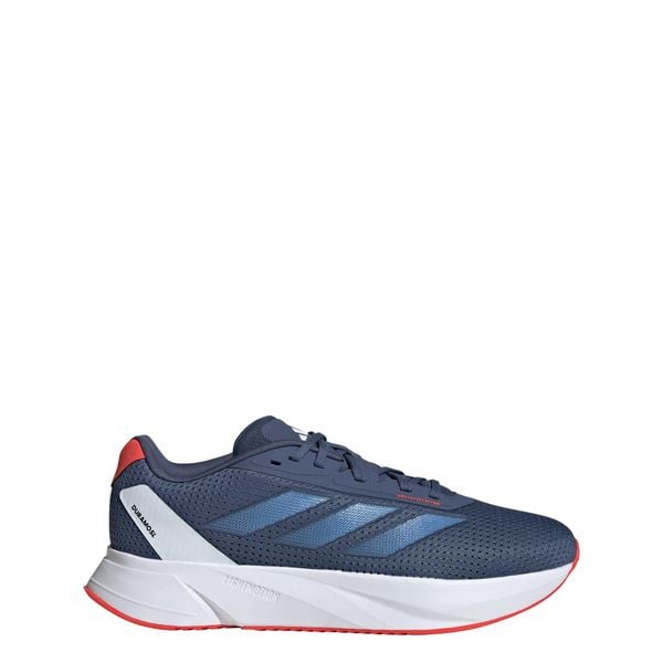 Buty do biegania dla dorosłych Adidas Duramo SL. Czerwone buty do biegania męskie ADIDAS, bez wzorów, z materiału, bez zapięcia, do biegania. Za 276.60 zł.