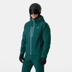 Kurtka narciarska Helly Hansen Alpha Lifaloft. Zielone kurtki narciarskie i snowboardowe męskie Helly Hansen, na zimę, m, bez wzorów, bez kaptura, narciarskie. W wyprzedaży za 1,582.45 zł.