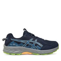 Buty do biegania Asics. Niebieskie buty do biegania męskie Asics, bez wzorów, bez zapięcia, do biegania. Za 319.99 zł.