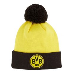 Puma Czapka Bvb Ess Pom Pom 02555201. Żółte czapki męskie Puma, bez wzorów. Za 105.60 zł.