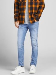 Jack & Jones Jeansy Glenn 12203510 Niebieski Slim Fit. Niebieskie jeansy męskie Jack & Jones, bez wzorów, z bawełny. Za 119.99 zł.