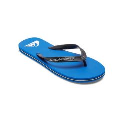 Klapki dla Mężczyzn MOLOKAI CORE. Niebieskie klapki i japonki męskie Quiksilver, bez wzorów, z gumy. Za 89.99 zł.