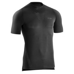 Koszulka sportowa z krótkim rękawem CEP Ultralight męska. Czarne t-shirty sportowe męskie CEP, l, bez wzorów, sportowe, bez ramiączek. Za 209.00 zł.