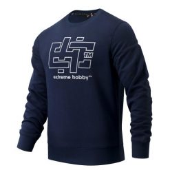 Bluza Męska EXTREME HOBBY CRUCIAL. Niebieskie bluzy nierozpinane męskie EXTREME HOBBY, m, bez wzorów, z bawełny, klasyczne, bez ramiączek, bez kaptura. Za 239.00 zł.