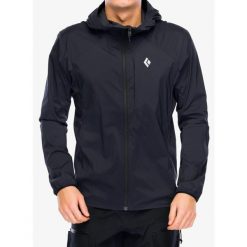 Kurtka softshell Black Diamond Alpine Start Hoody. Czarne kurtki softshell męskie Black Diamond, m, bez wzorów, z softshellu, bez kaptura, trekkingowe. Za 551.19 zł.